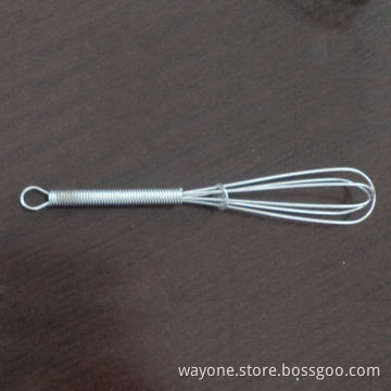 Stainless steel mini whisk, function for household manual egg mixer and kitchen